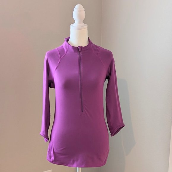 Nike Dri-Fit Running Top with 3/4 sleeves- Womens S - Picture 1 of 3